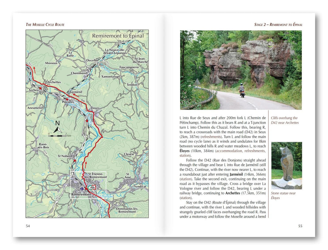Guide vélo (en anglais) - Moselle cycle route from source to the Rhine at Koblenz | Cicerone guide cycliste Cicerone 