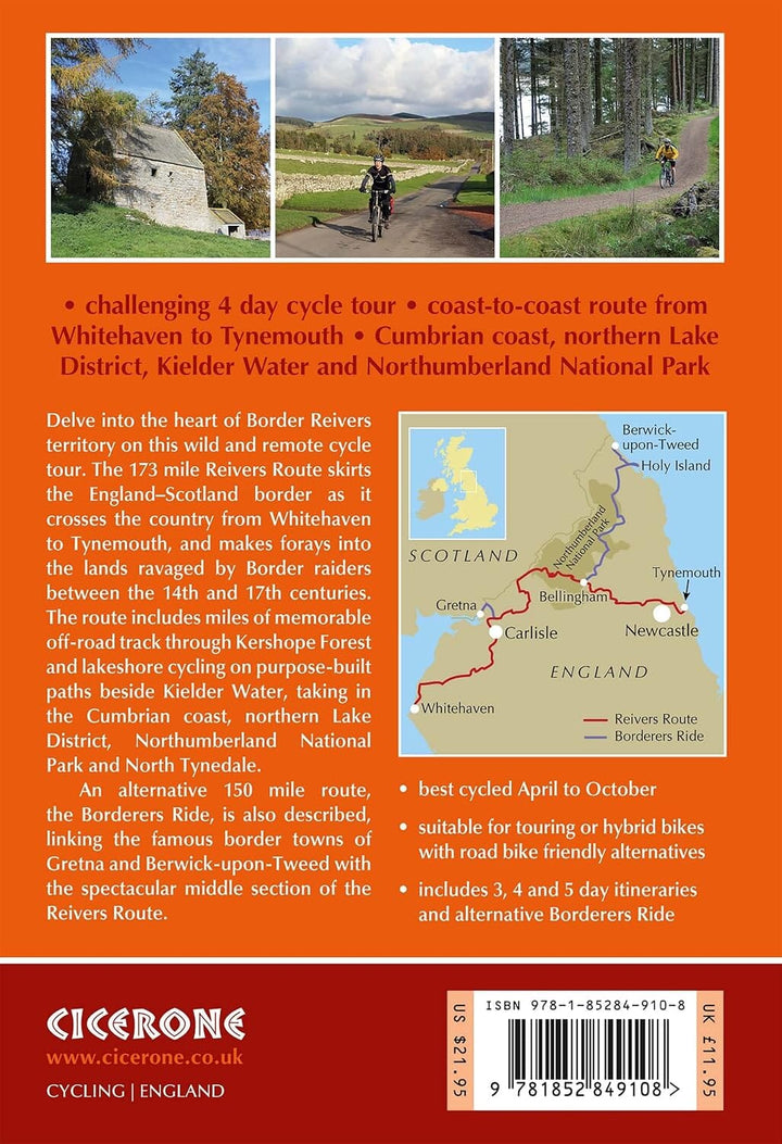 Guide vélo (en anglais) - Reivers Route | Cicerone guide cycliste Cicerone 