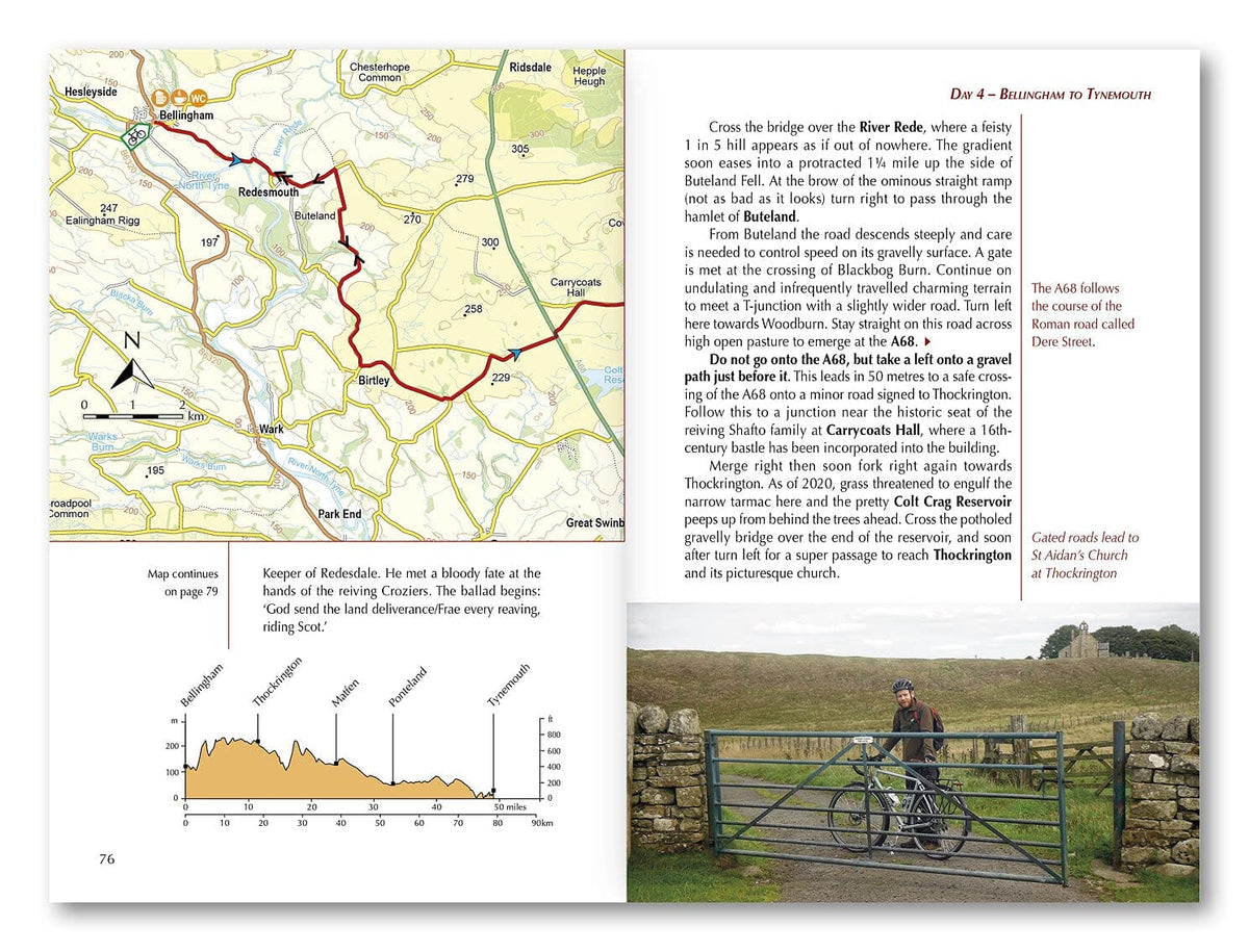 Guide vélo (en anglais) - Reivers Route | Cicerone guide cycliste Cicerone 