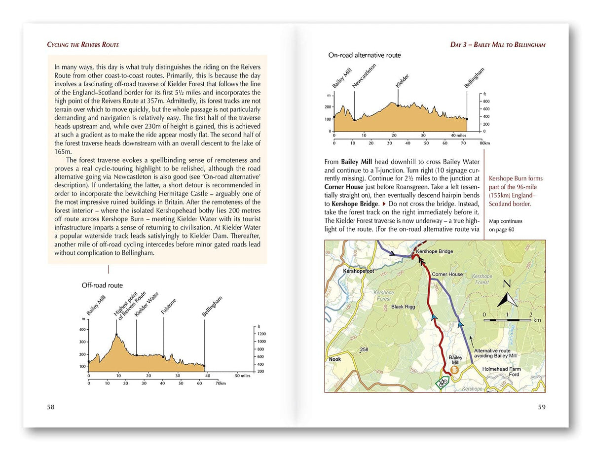 Guide vélo (en anglais) - Reivers Route | Cicerone guide cycliste Cicerone 