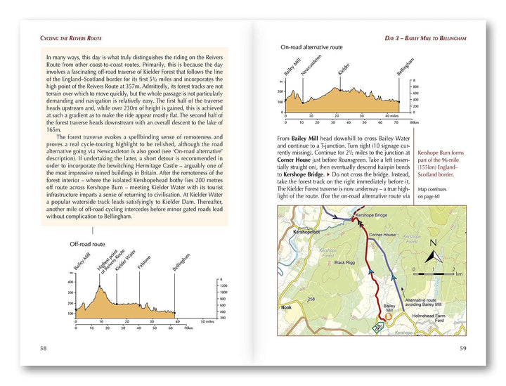 Guide vélo (en anglais) - Reivers Route | Cicerone guide cycliste Cicerone 