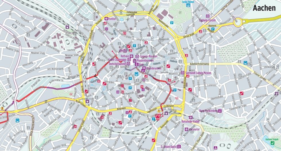 Guide vélo - EuroVelo 3, Itinéraire de pèlerinage : Aix-la-Chapelle – Paris | Bikeline guide cycliste Bikeline 