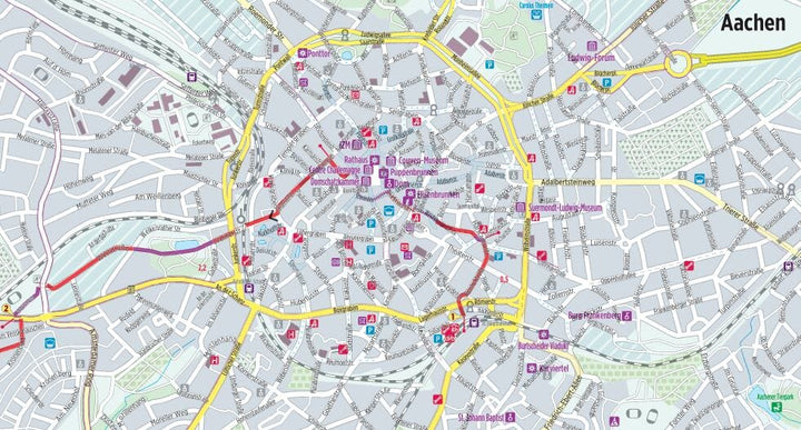 Guide vélo - EuroVelo 3, Itinéraire de pèlerinage : Aix-la-Chapelle – Paris | Bikeline guide cycliste Bikeline 
