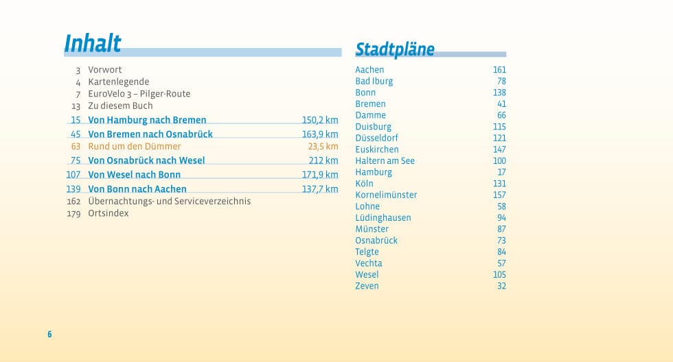 Guide vélo - EuroVelo 3, Itinéraire de pèlerinage : Hambourg – Aix-la-Chapelle | Bikeline guide cycliste Bikeline 