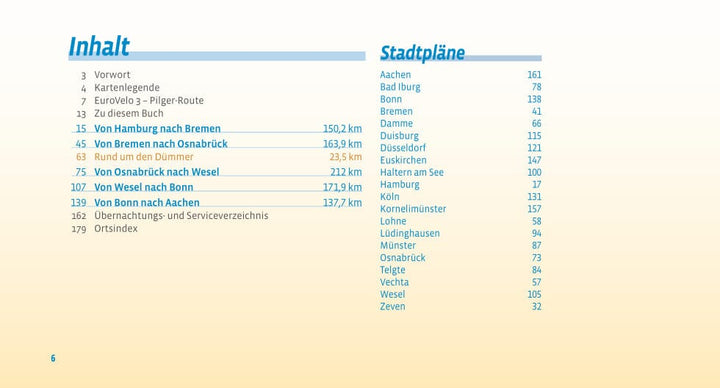 Guide vélo - EuroVelo 3, Itinéraire de pèlerinage : Hambourg – Aix-la-Chapelle | Bikeline guide cycliste Bikeline 