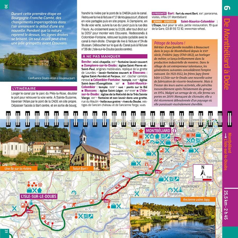 Guide vélo - Eurovelo 6, entre Rhin et Loire, de Bâle à Nevers | Chamina guide cycliste Chamina 
