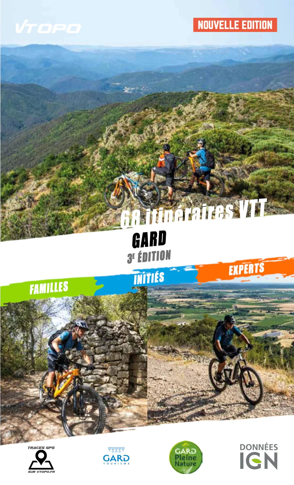 Guide vélo - Gard : 68 itinéraires VTT | VTOPO guide cycliste VTOPO 