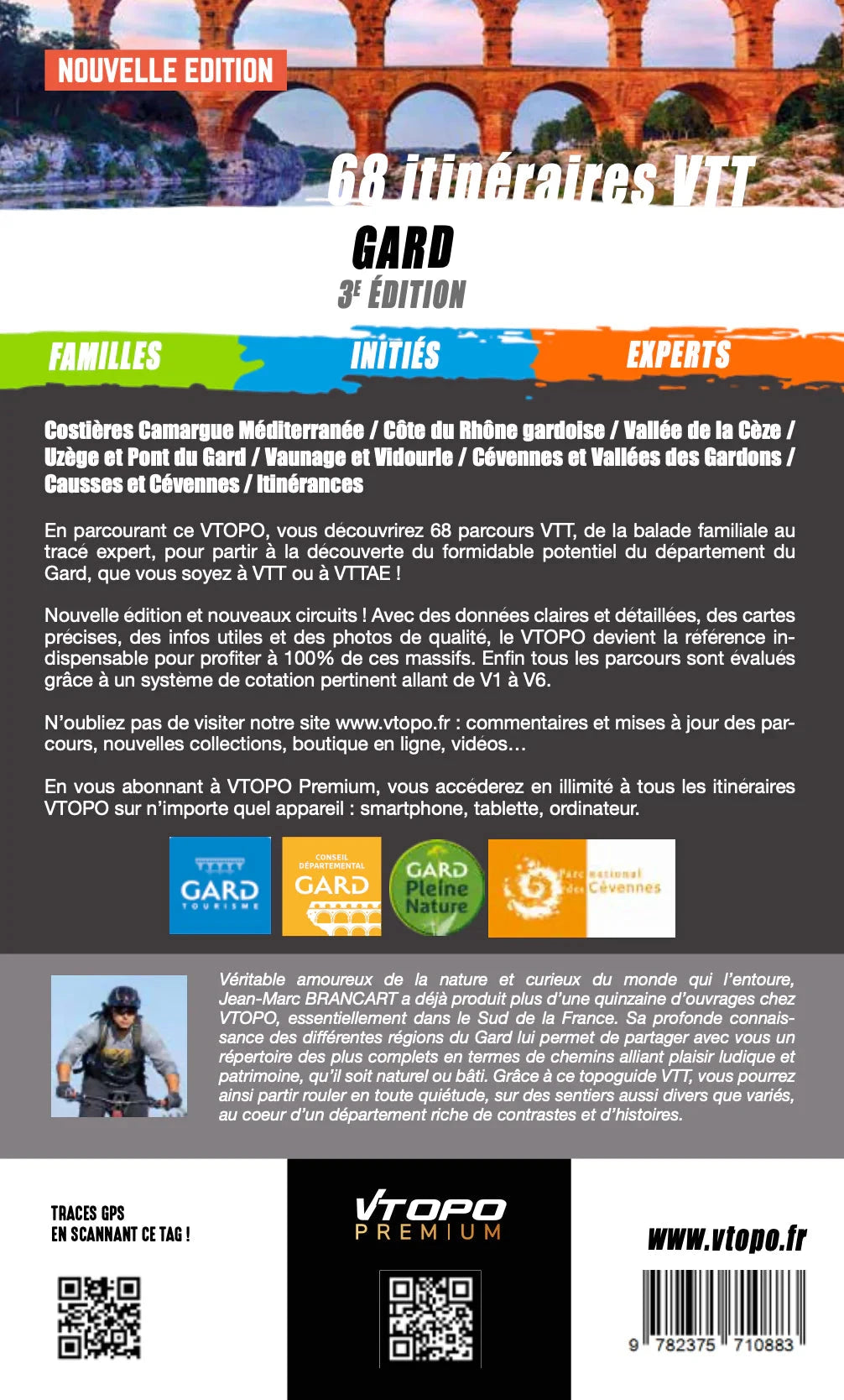 Guide vélo - Gard : 68 itinéraires VTT | VTOPO guide cycliste VTOPO 