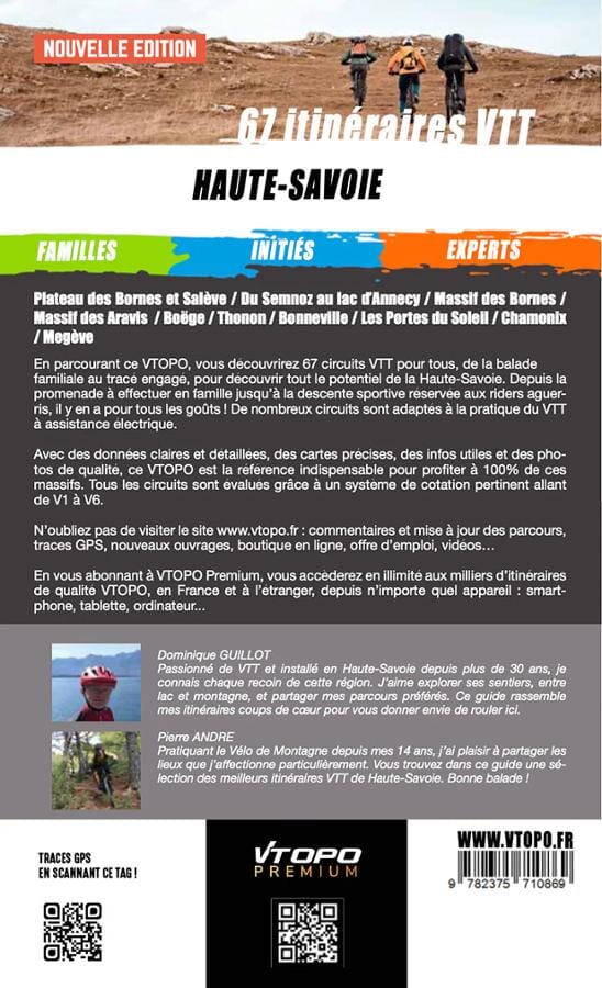 Guide vélo - Haute-Savoie, 67 itinéraires VTT | VTOPO guide cycliste VTOPO 