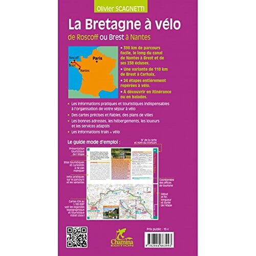 Guide vélo - La Bretagne à vélo, de Roscoff ou Brest à Nantes | Chamina guide cycliste Chamina 