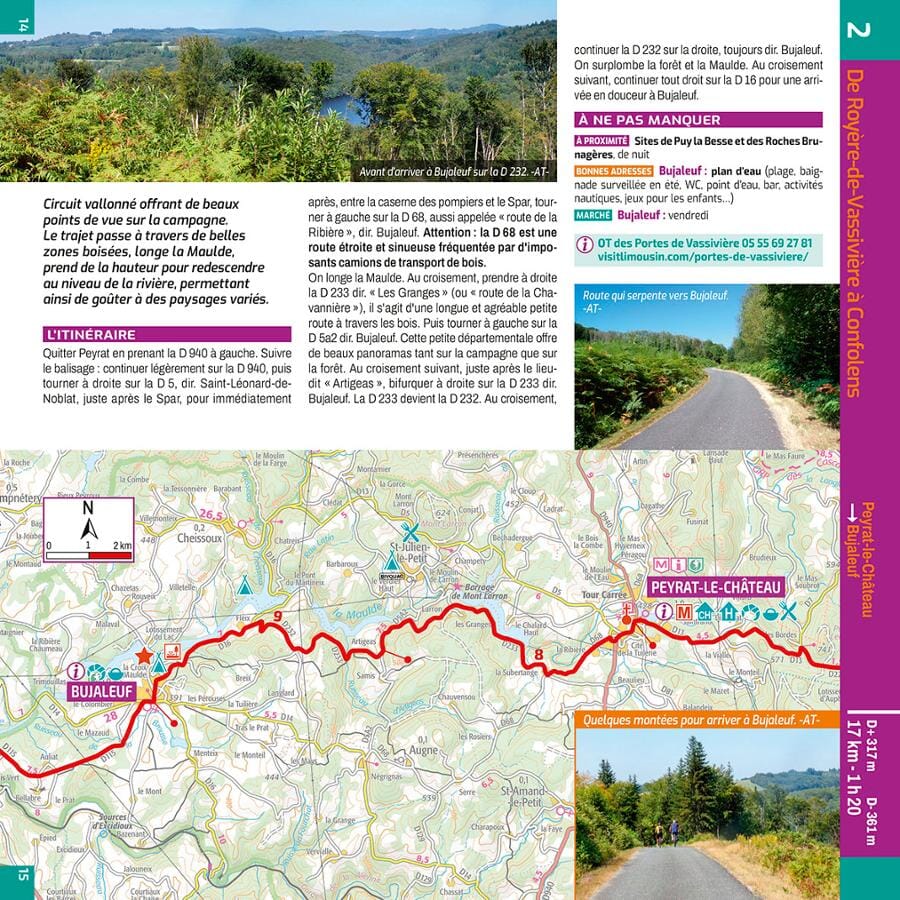 Guide vélo - La Vélidéale, du Lac de Vassivière à l'océan atlantique | Chamina guide cycliste Chamina 