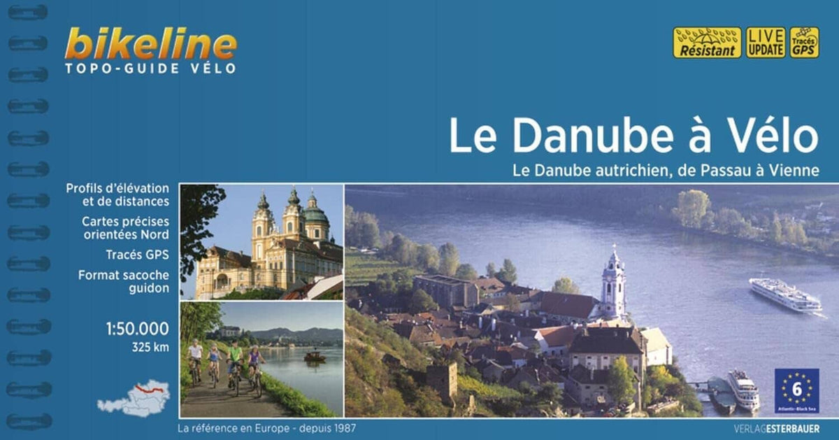 Guide vélo - Le Danube à vélo, de Passau à Vienne | Bikeline guide cycliste Bikeline 