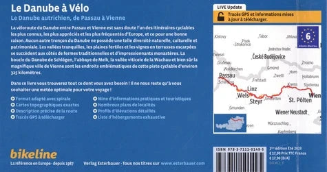 Guide vélo - Le Danube à vélo, de Passau à Vienne | Bikeline guide cycliste Bikeline 