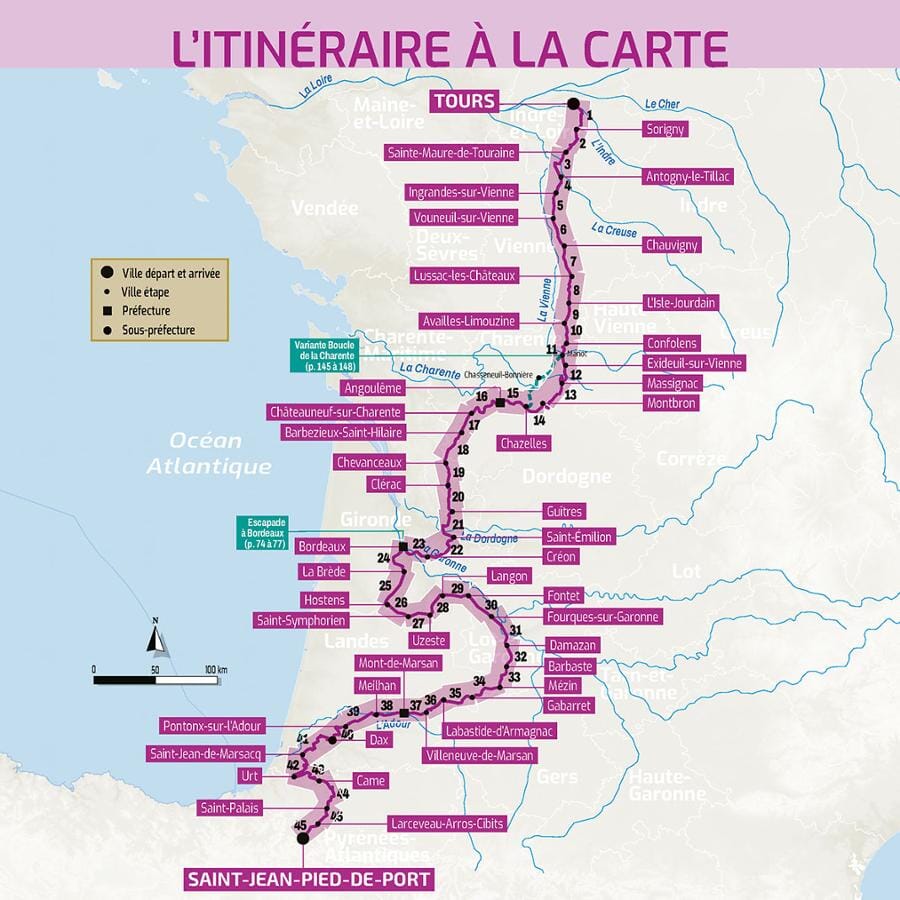 Guide vélo - Scandibérique, de la Loire au pays Basque | Chamina guide cycliste Chamina 