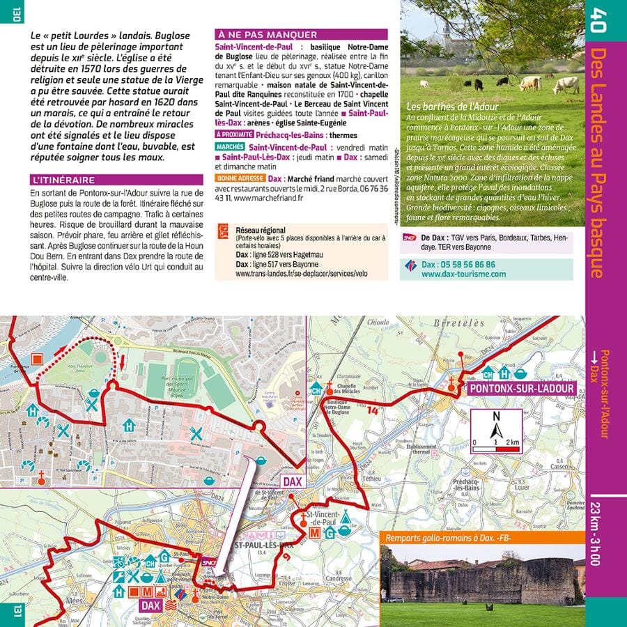 Guide vélo - Scandibérique, de la Loire au pays Basque | Chamina guide cycliste Chamina 