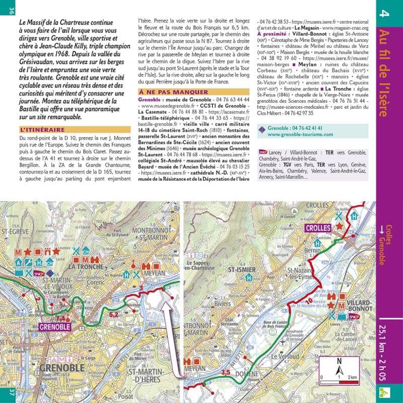 Guide vélo - Sillon alpin à vélo : Vallées de Chambéry, d'Annecy & Grésivaudan | Chamina guide cycliste Chamina 