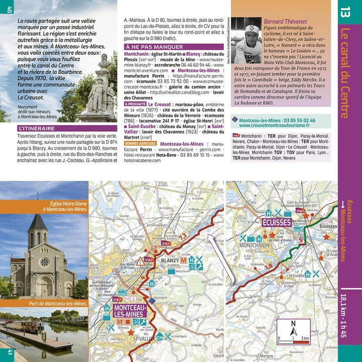 Guide vélo - Tour de Bourgogne | Chamina guide vélo Chamina 