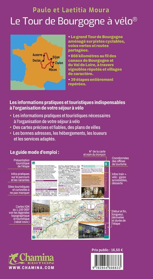 Guide vélo - Tour de Bourgogne | Chamina guide vélo Chamina 