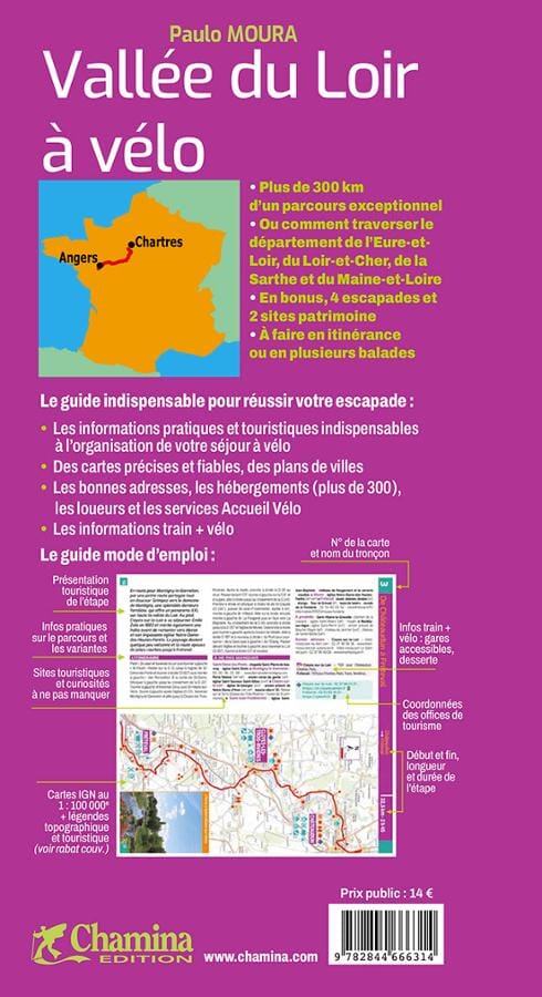Guide vélo - Vallée du Loir | Chamina guide cycliste Chamina