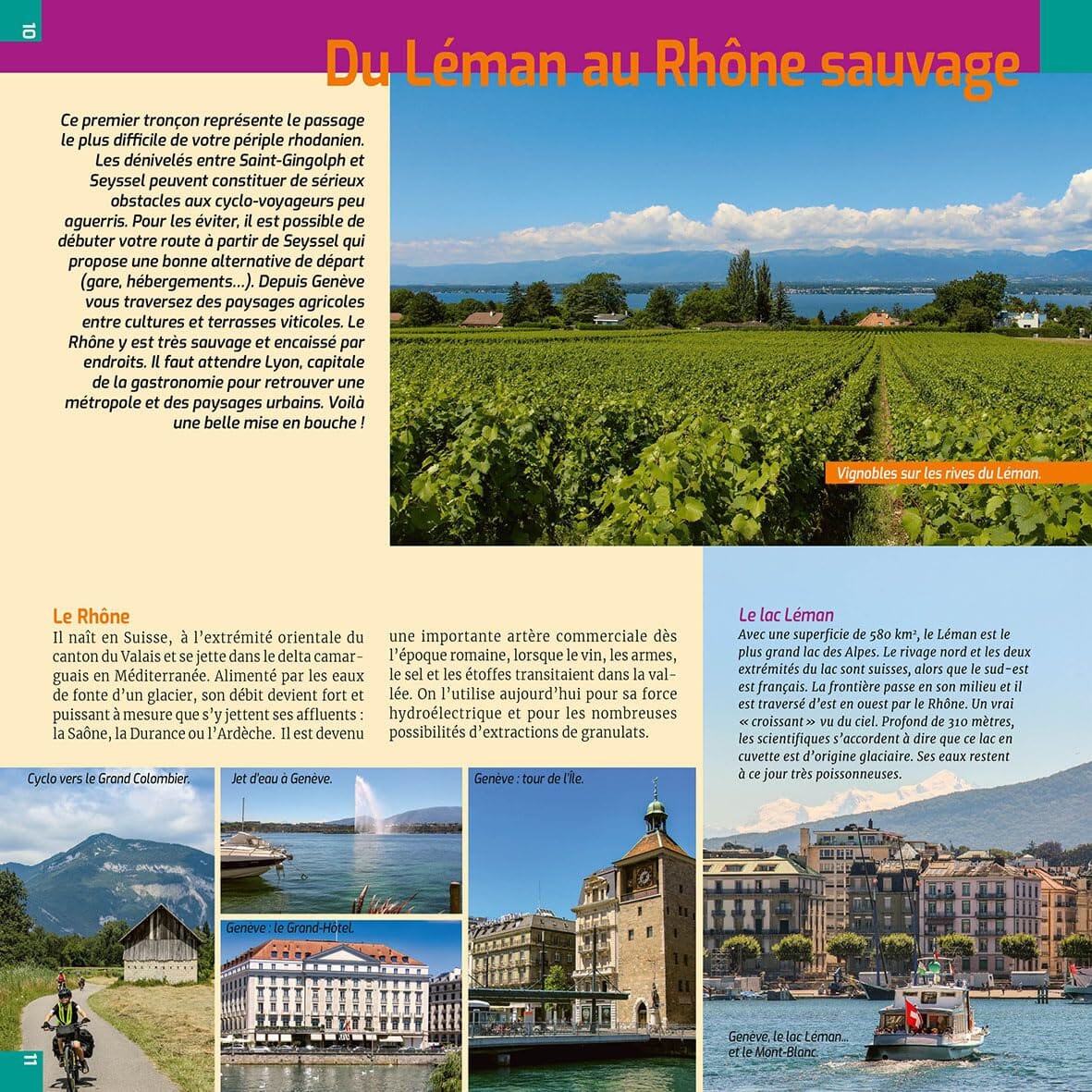 Guide vélo - Via Rhôna, du Léman à la Méditerranée 2026 | Chamina guide cycliste Chamina 