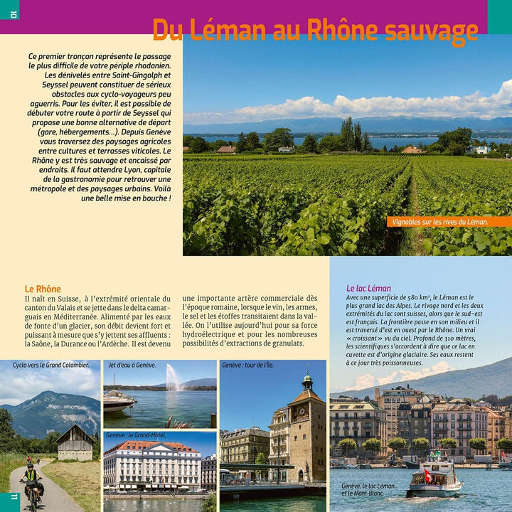 Guide vélo - Via Rhôna, du Léman à la Méditerranée 2026 | Chamina guide cycliste Chamina 
