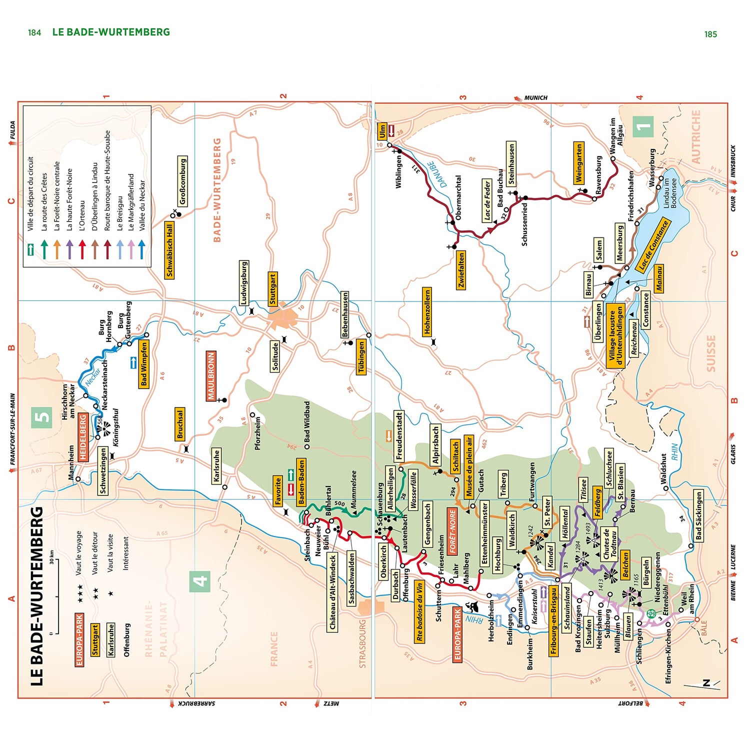 Guide Vert - Allemagne du Sud, Bavière - Édition 2025 | Michelin guide de voyage Michelin