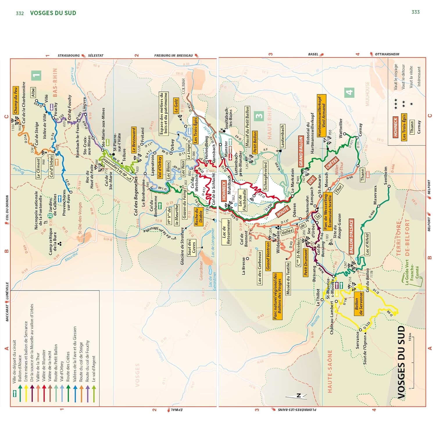 Guide Vert - Alsace, Massif des Vosges - Édition 2024 | Michelin guide de voyage Michelin 