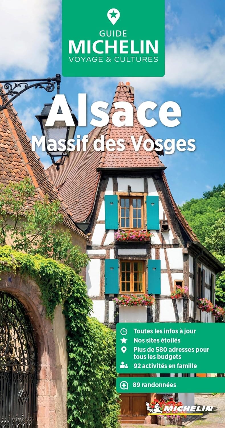 Guide Vert - Alsace, Massif des Vosges - Édition 2024 | Michelin guide de voyage Michelin 