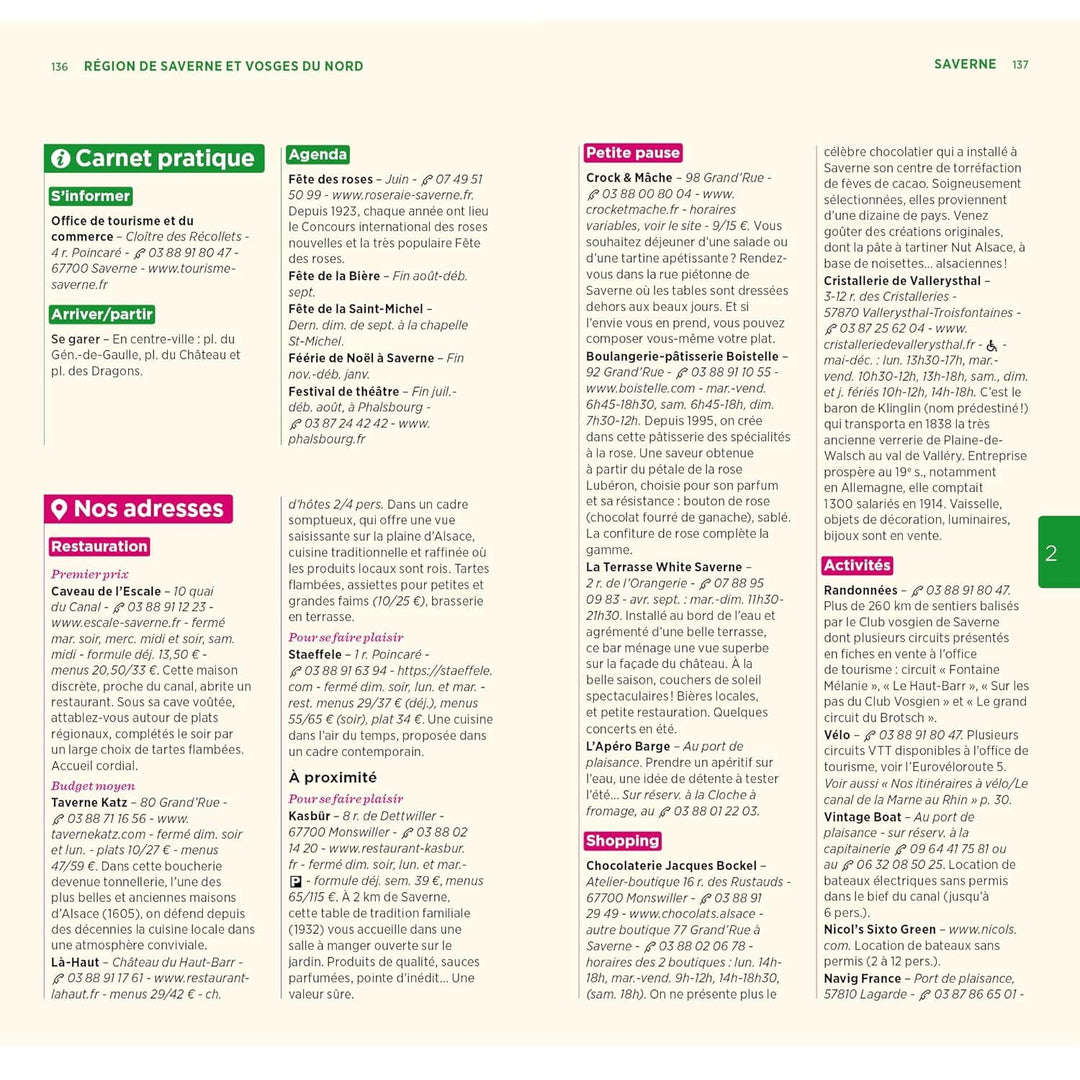 Guide Vert - Alsace, Massif des Vosges - Édition 2024 | Michelin guide de voyage Michelin 