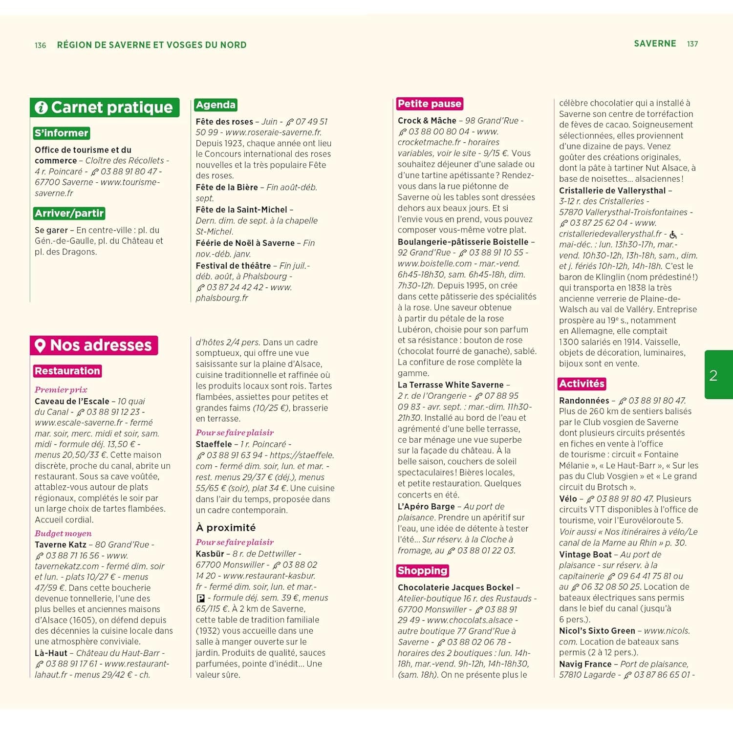 Guide Vert - Alsace, Massif des Vosges - Édition 2024 | Michelin guide de voyage Michelin 