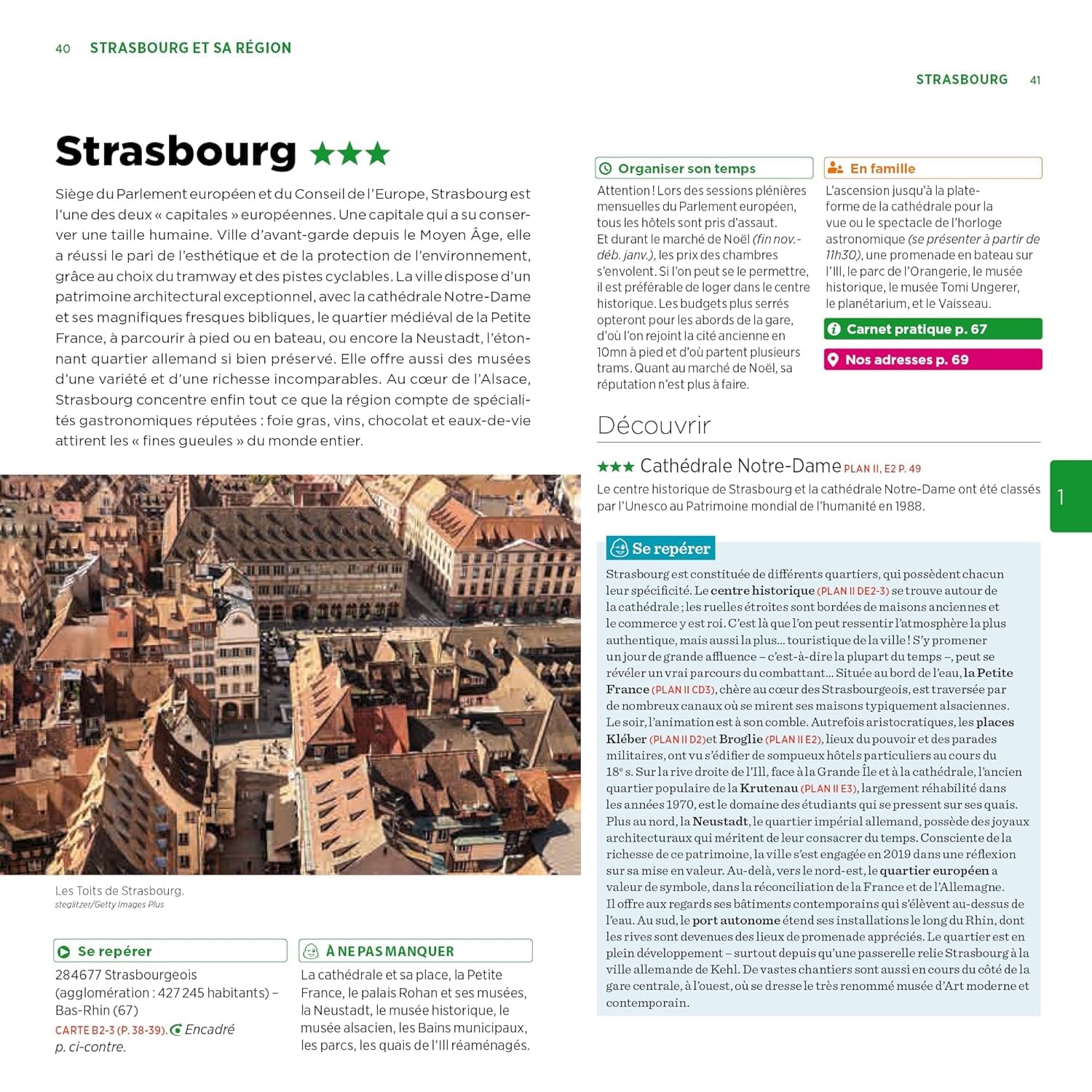 Guide Vert - Alsace, Massif des Vosges - Édition 2024 | Michelin guide de voyage Michelin 