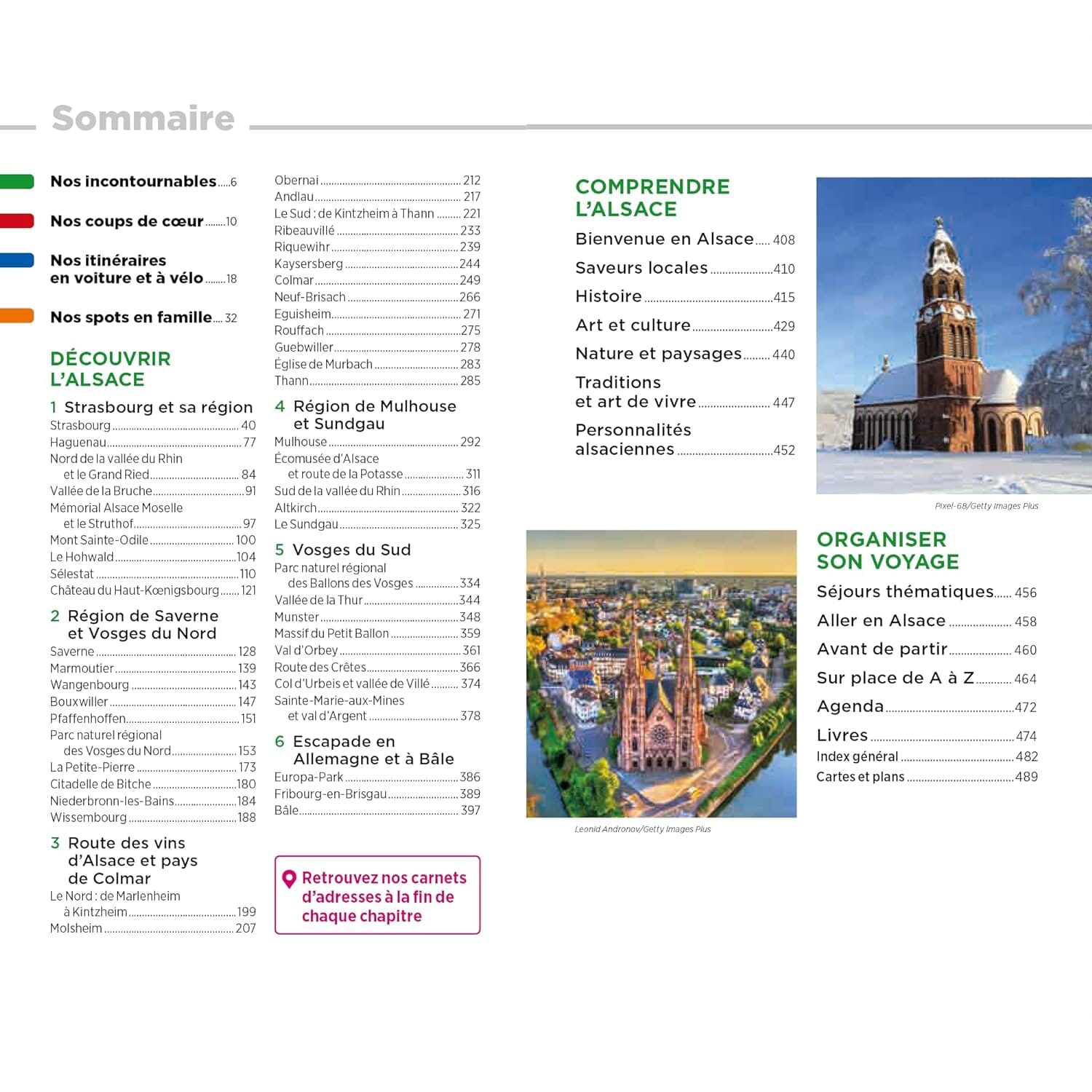 Guide Vert - Alsace, Massif des Vosges 2026 | Michelin guide de voyage Michelin