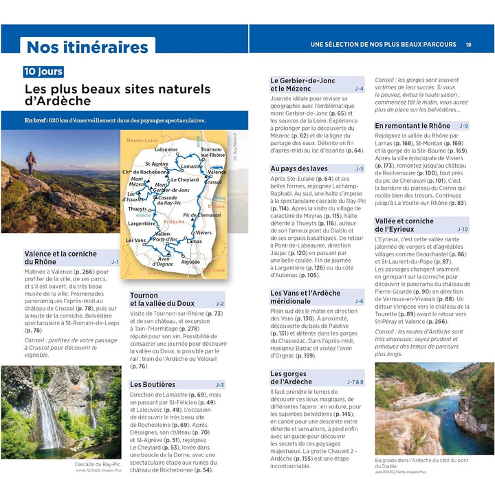 Guide Vert - Ardèche & Drôme - Édition 2024 | Michelin guide de voyage Michelin 