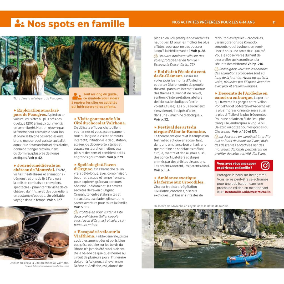 Guide Vert - Ardèche & Drôme - Édition 2024 | Michelin guide de voyage Michelin 