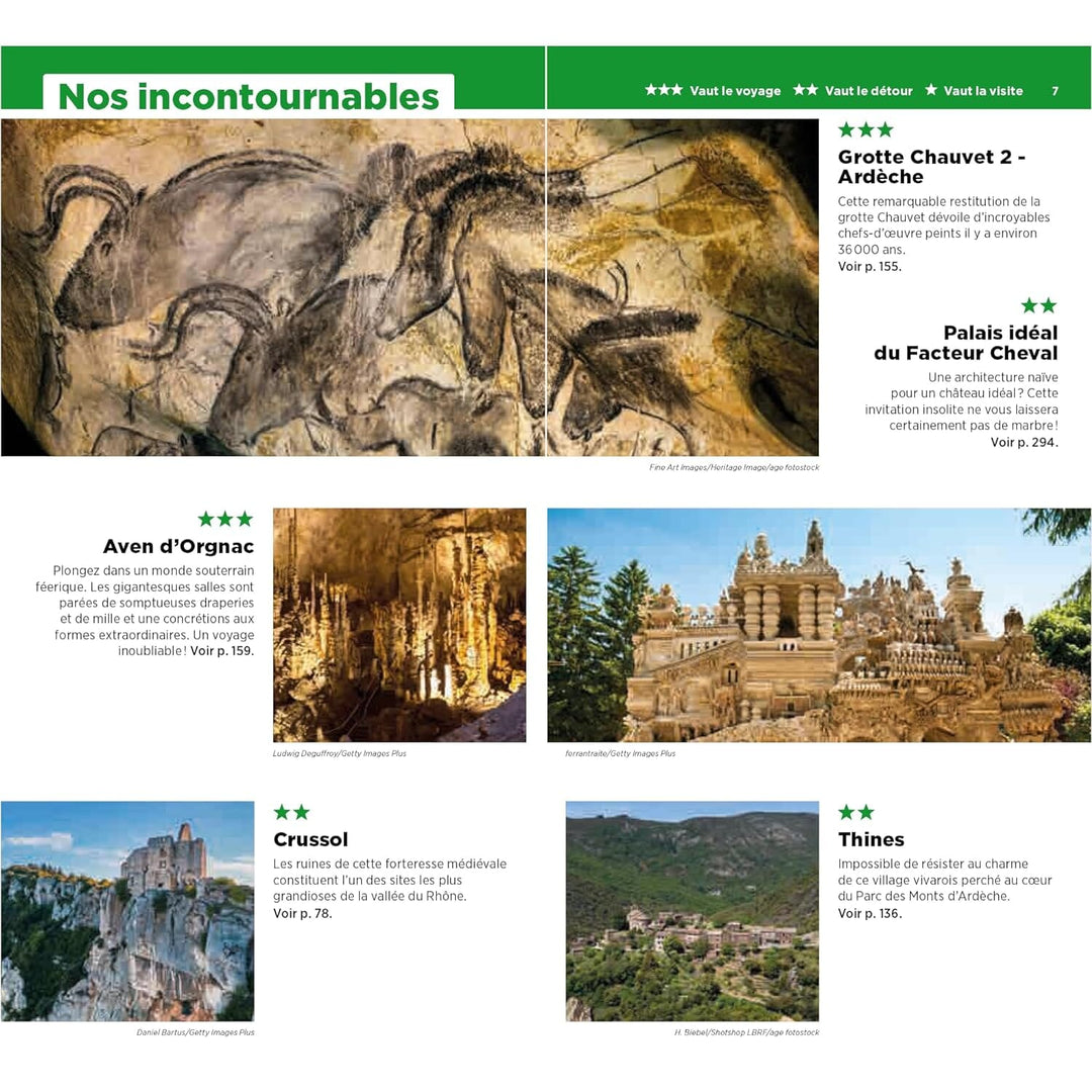 Guide Vert - Ardèche & Drôme - Édition 2024 | Michelin guide de voyage Michelin 