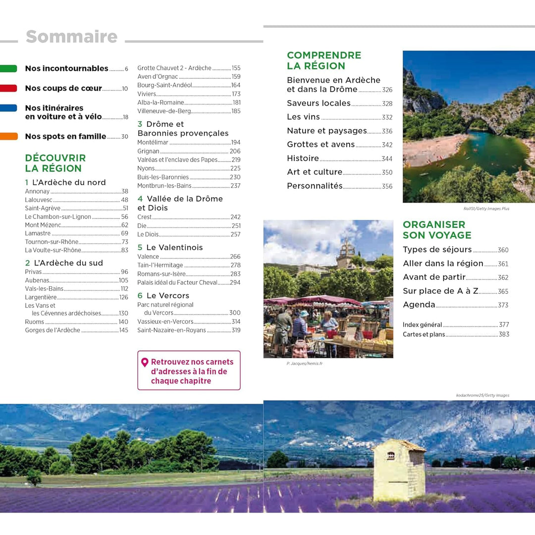 Guide Vert - Ardèche & Drôme - Édition 2024 | Michelin guide de voyage Michelin 