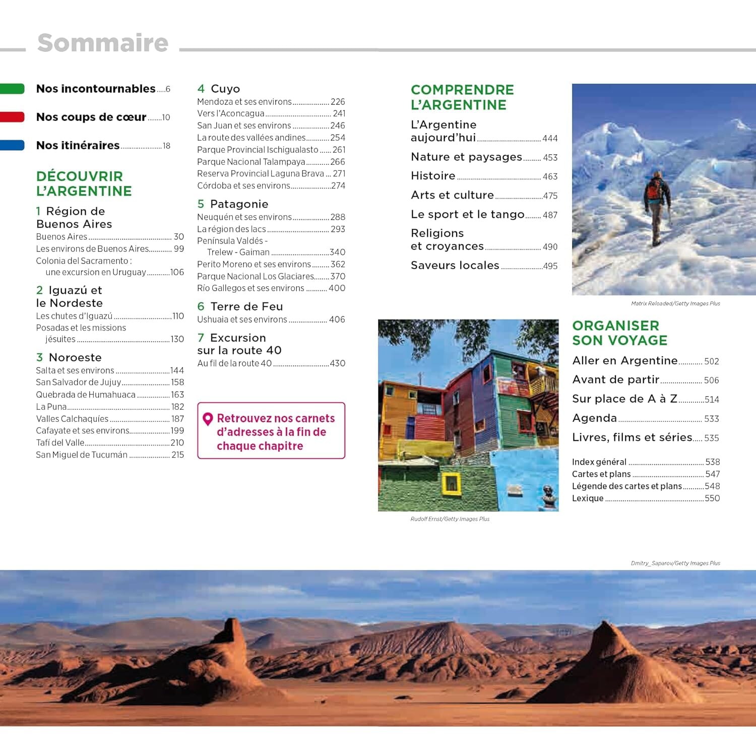 Guide Vert - Argentine 2026 | Michelin guide de voyage Michelin