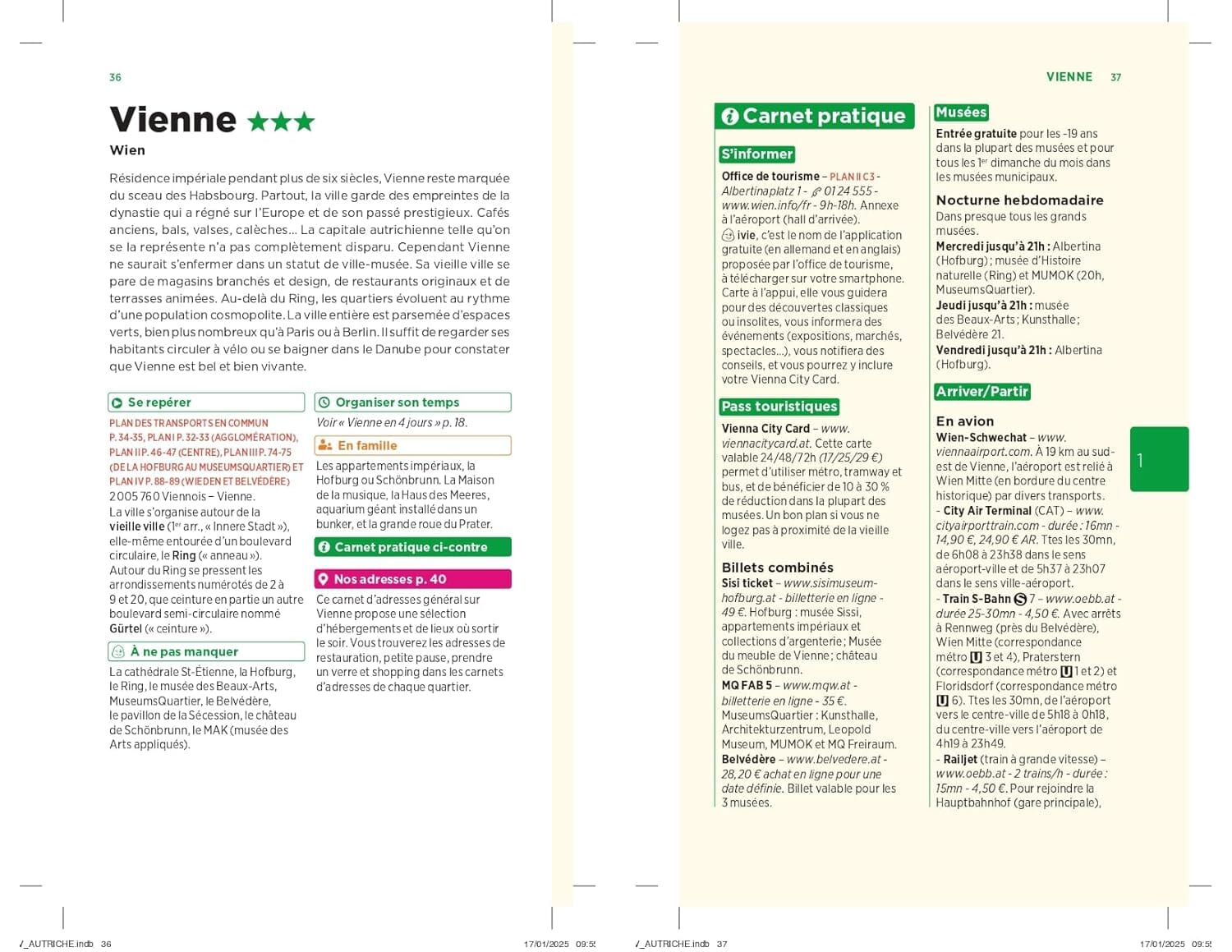 Guide Vert - Autriche - Édition 2025 | Michelin guide de voyage Michelin 