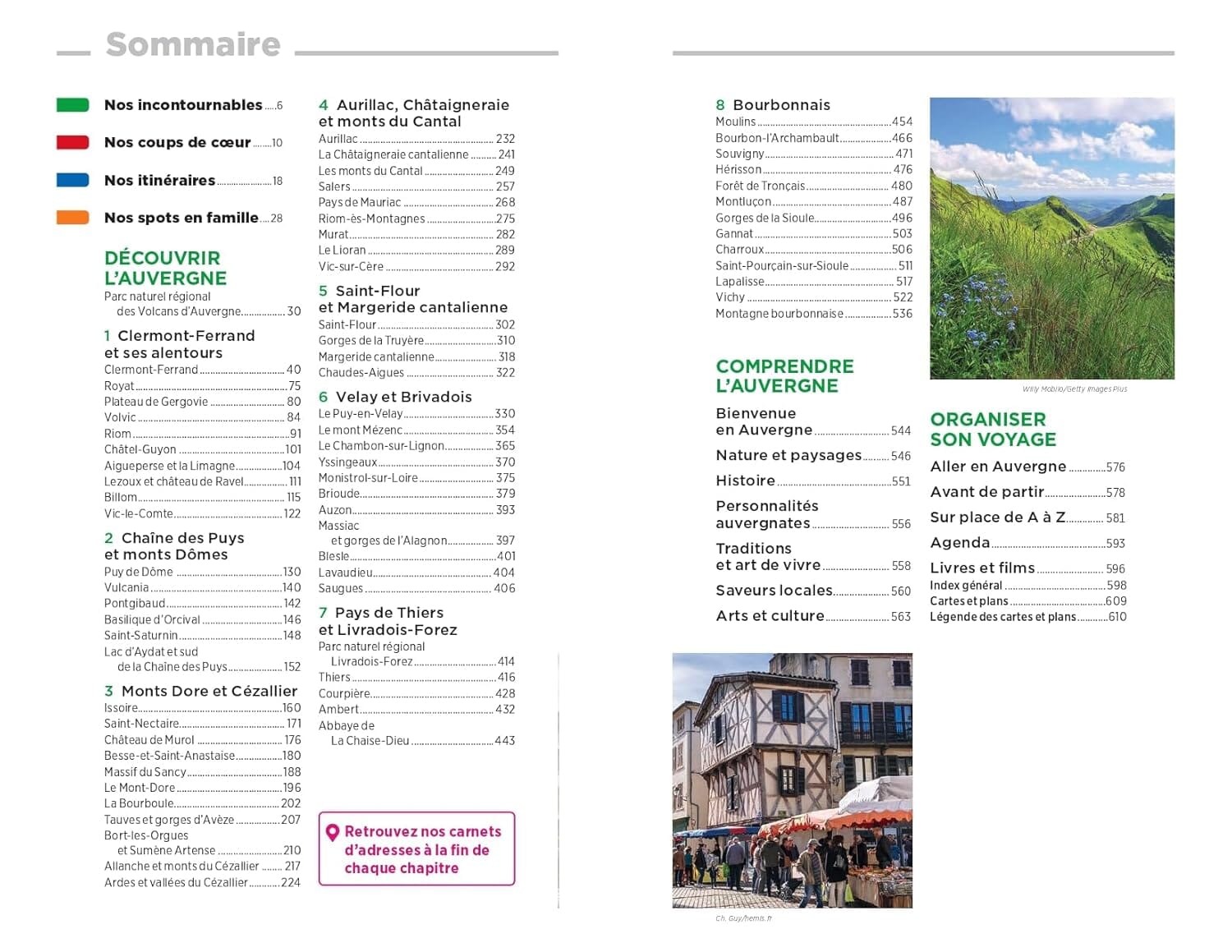 Guide Vert - Auvergne - Édition 2025 | Michelin guide de voyage Michelin 
