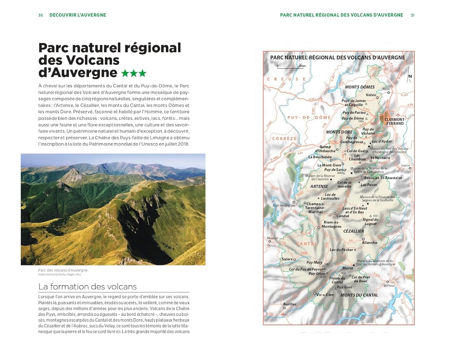 Guide Vert - Auvergne - Édition 2025 | Michelin guide de voyage Michelin 