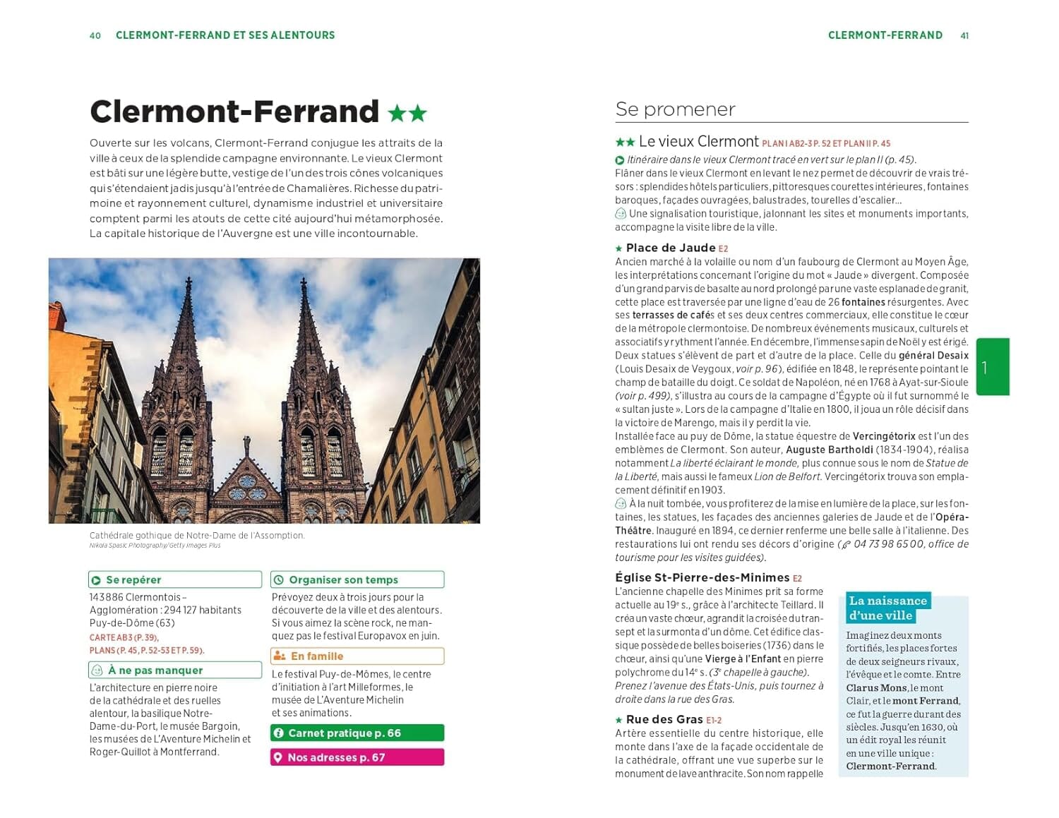 Guide Vert - Auvergne - Édition 2025 | Michelin guide de voyage Michelin 
