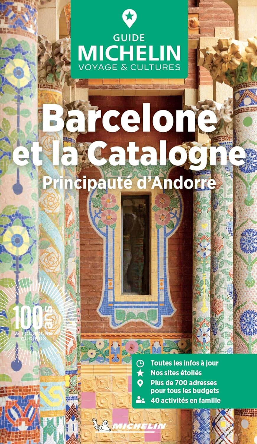Guide Vert - Barcelone, Catalogne & Andorre 2026 | Michelin guide de voyage Michelin