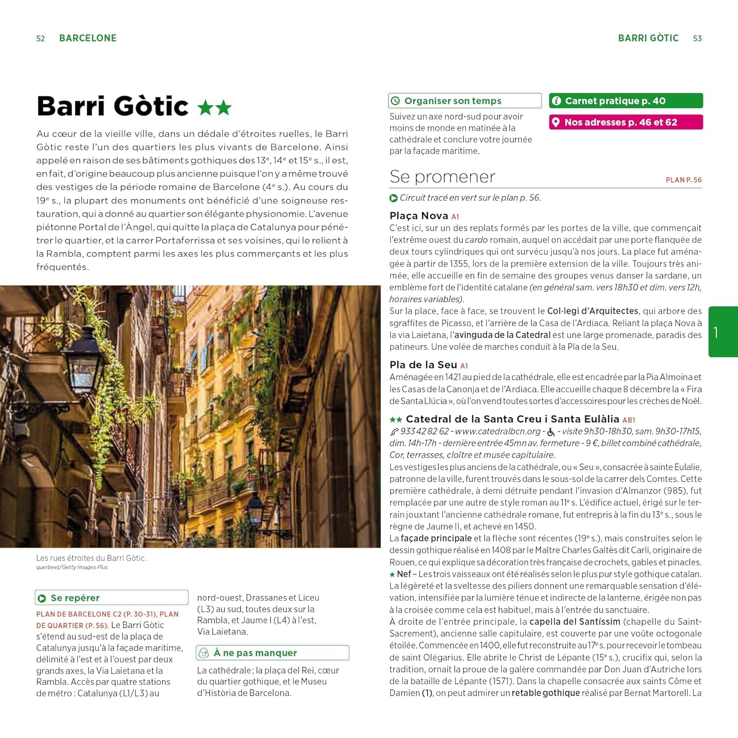 Guide Vert - Barcelone, Catalogne & Andorre - Édition 2024 | Michelin guide de voyage Michelin 