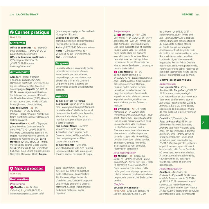 Guide Vert - Barcelone, Catalogne & Andorre - Édition 2024 | Michelin guide de voyage Michelin 