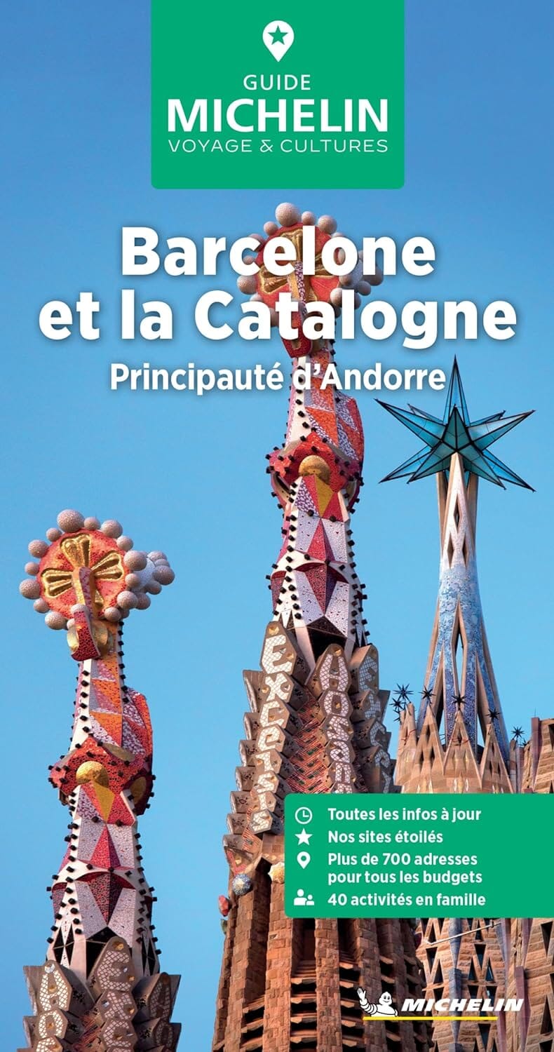 Guide Vert - Barcelone, Catalogne & Andorre - Édition 2024 | Michelin guide de voyage Michelin 