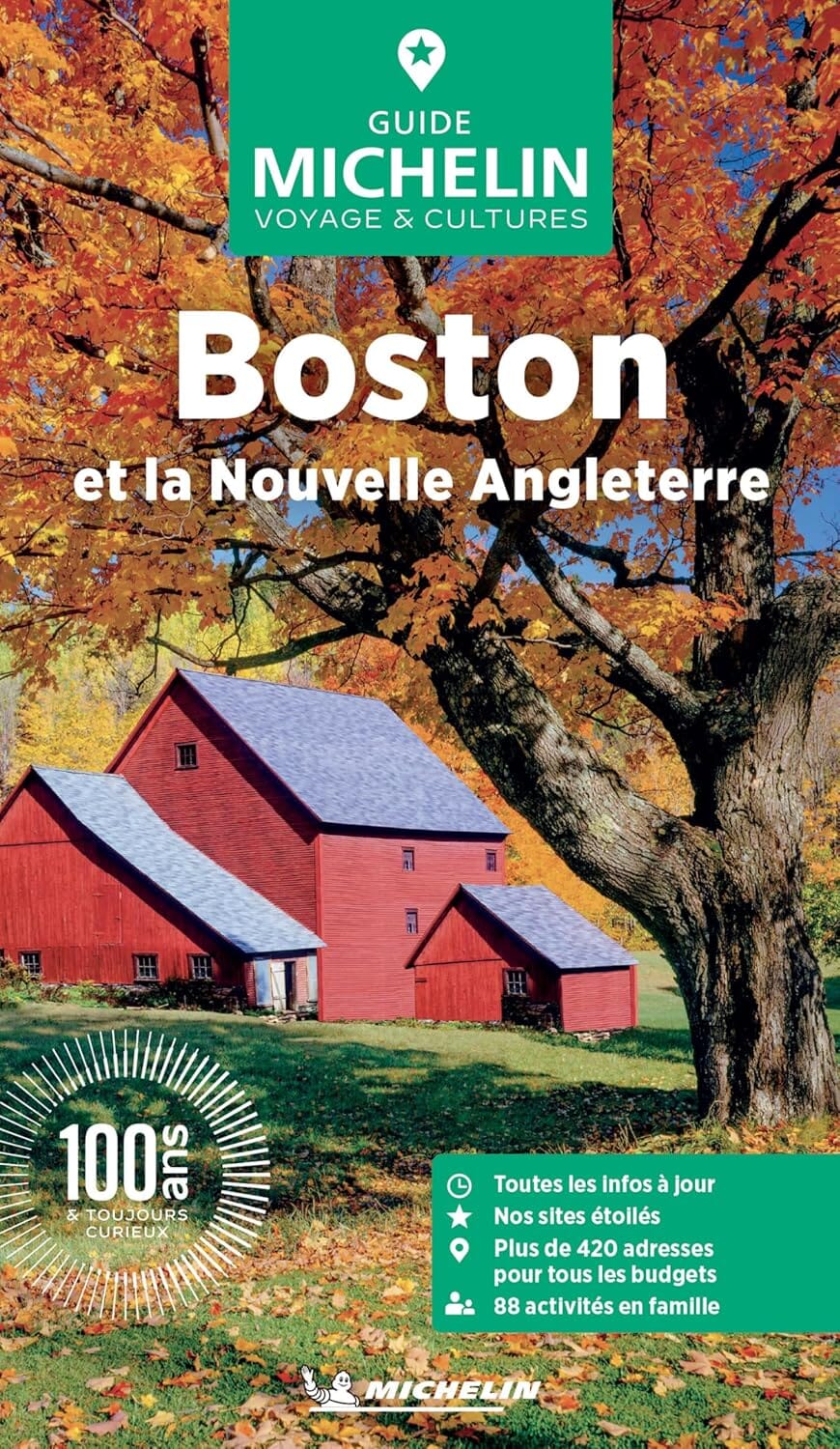Guide Vert - Boston et la Nouvelle Angleterre 2026 | Michelin guide de voyage Michelin