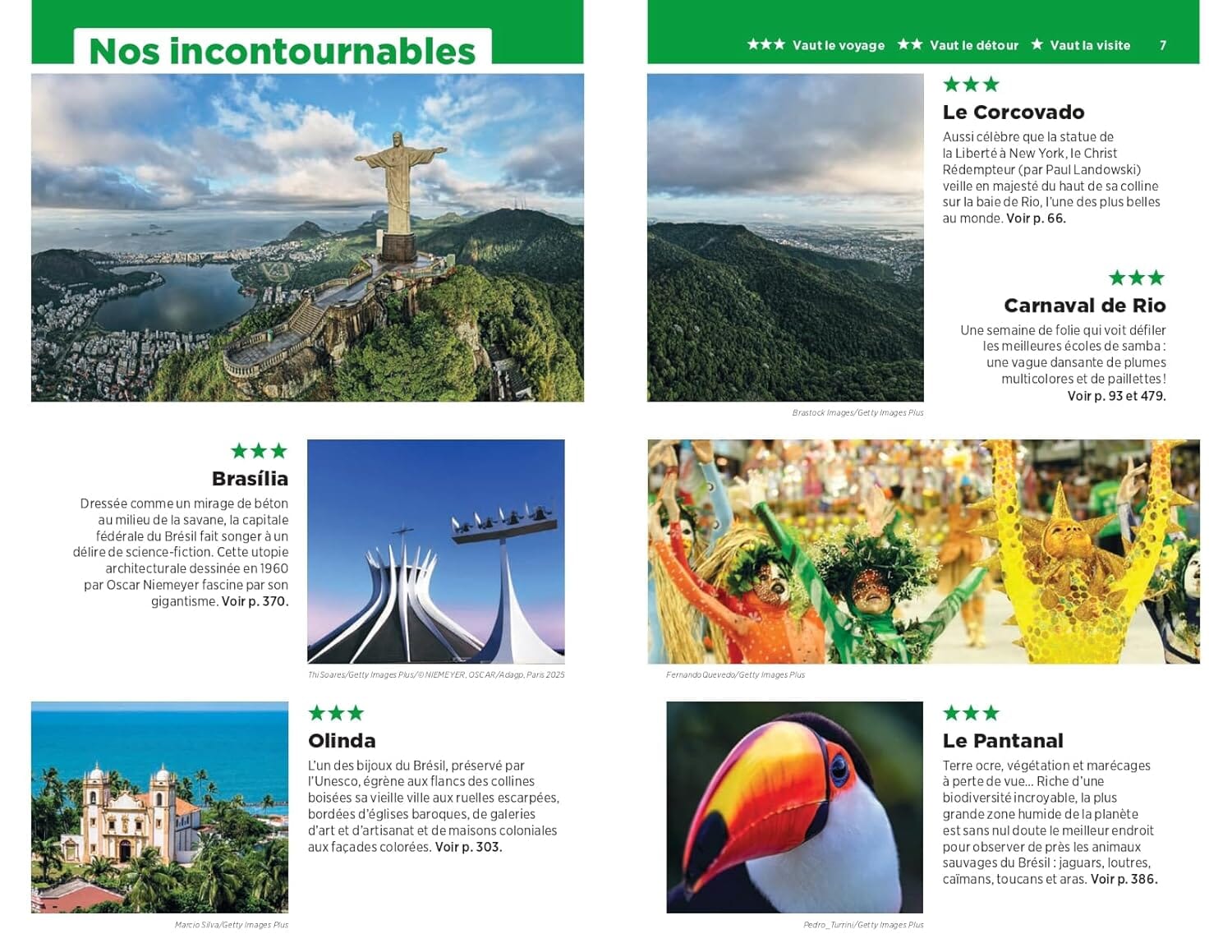 Guide Vert - Brésil - Édition 2025 | Michelin guide de voyage Michelin 