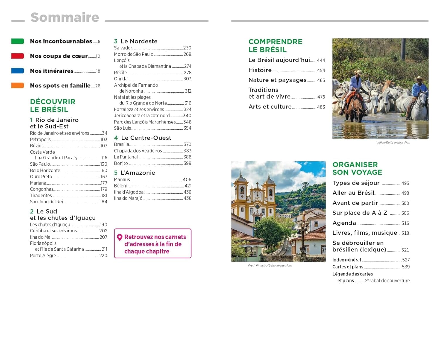 Guide Vert - Brésil - Édition 2025 | Michelin guide de voyage Michelin 