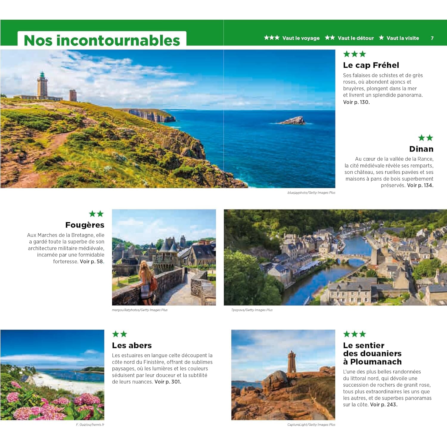 Guide Vert - Bretagne Nord, De Saint-Malo à la presqu'île de Crozon 2026 | Michelin guide de voyage Michelin