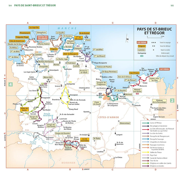 Guide Vert - Bretagne Nord, De Saint-Malo à la presqu'île de Crozon - Édition 2024 | Michelin guide de voyage Michelin 
